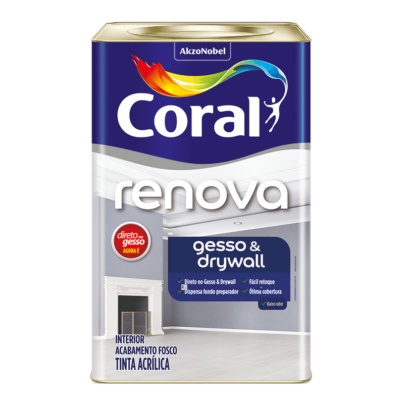 Renova Gesso & Drywall - Coral 18 L
