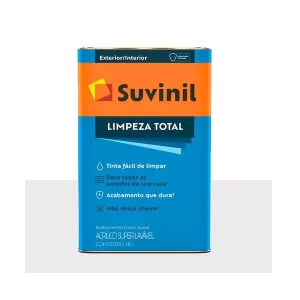 Tinta acrílica fosca Limpeza Total branco 18L Suvinil