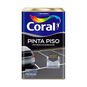 Tinta Acrílica Premium Para Piso Fosco Pinta Piso Azul Interior E Exterior 18 Litros Coral